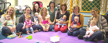 Becci Johnson and breastfeeding support group